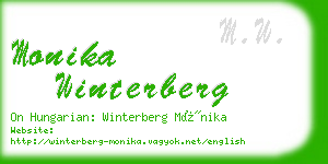 monika winterberg business card